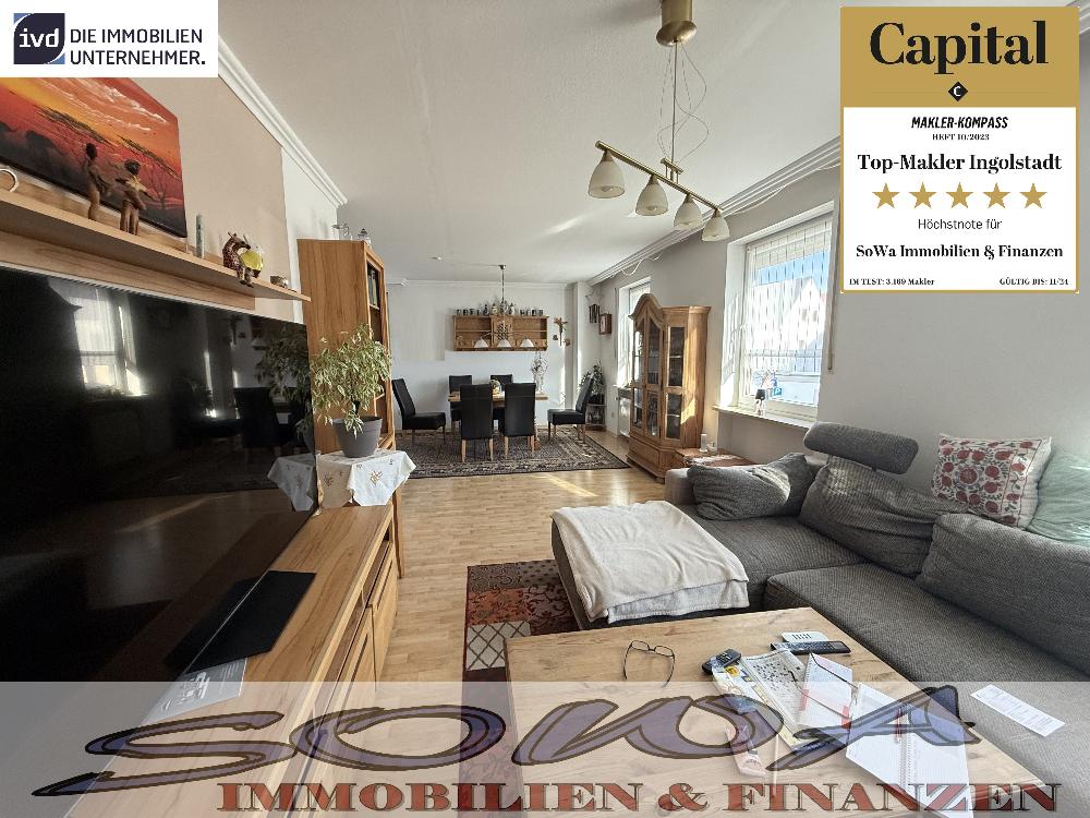 Thumbnail-Stadtwohnung! Großzügige 3,5 Zimmer Wohnung mit Balkon in der Stadtmitte in Neuburg - Ein neues Zuhause von SOWA Immobilien und Finanzen Ihr Experte vor Ort