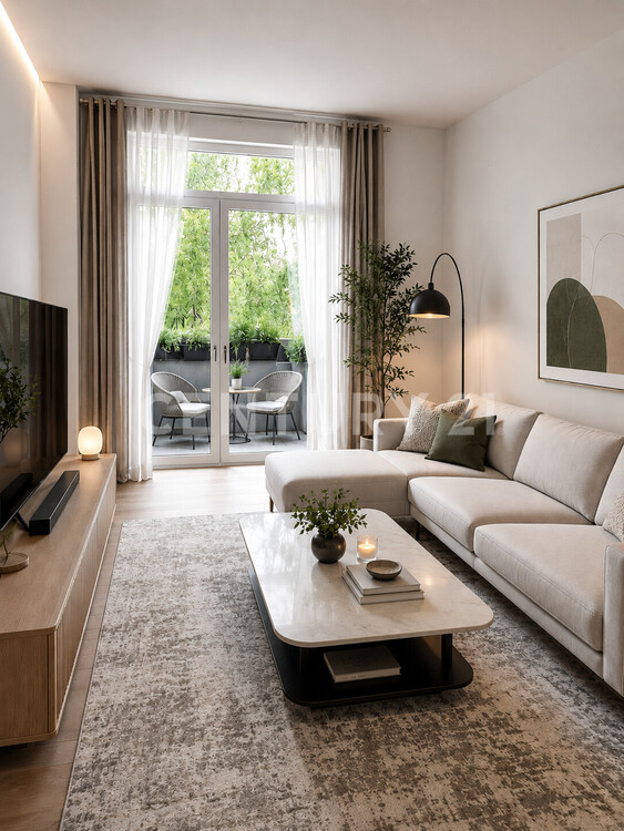 Thumbnail-Moderne 3-Zimmer-Wohnung mit Balkon und Wohnkomfort in Innenstadtlage