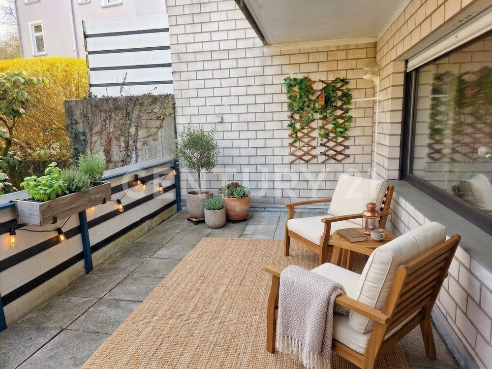 Thumbnail-Hochparterre: Apartment mit großzügigem Sonnenbalkon in Hagen-Dahl