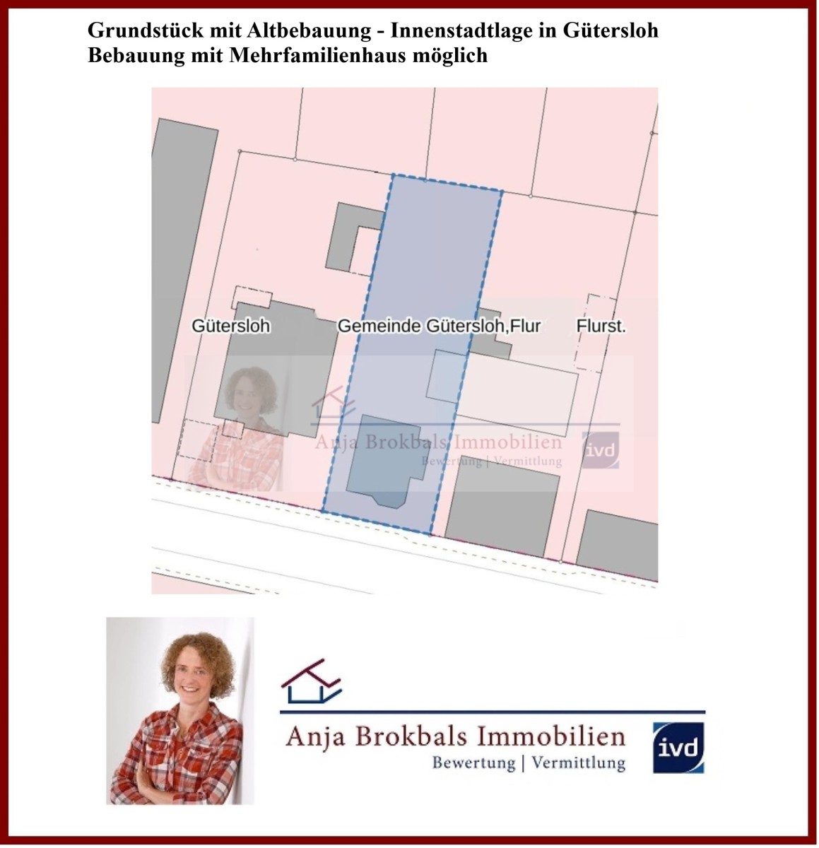 Thumbnail-Grundstück mit Altbebauung Nähe Theater Gütersloh - provisionsfrei für Käufer