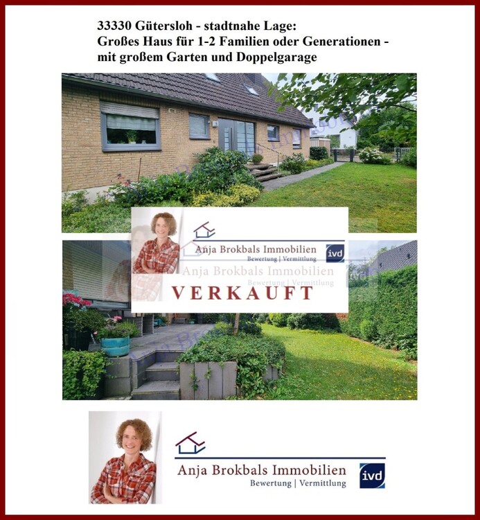 Thumbnail-33330 Gütersloh: Großes Haus für 1-2 FamilienGenerationen - provisionsfrei für Käufer