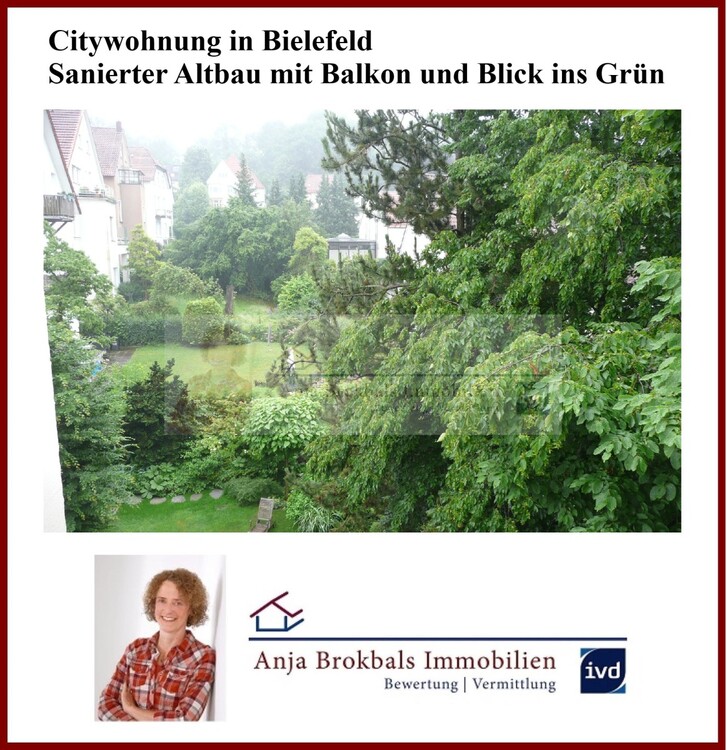 Toller Blick vom Balkon