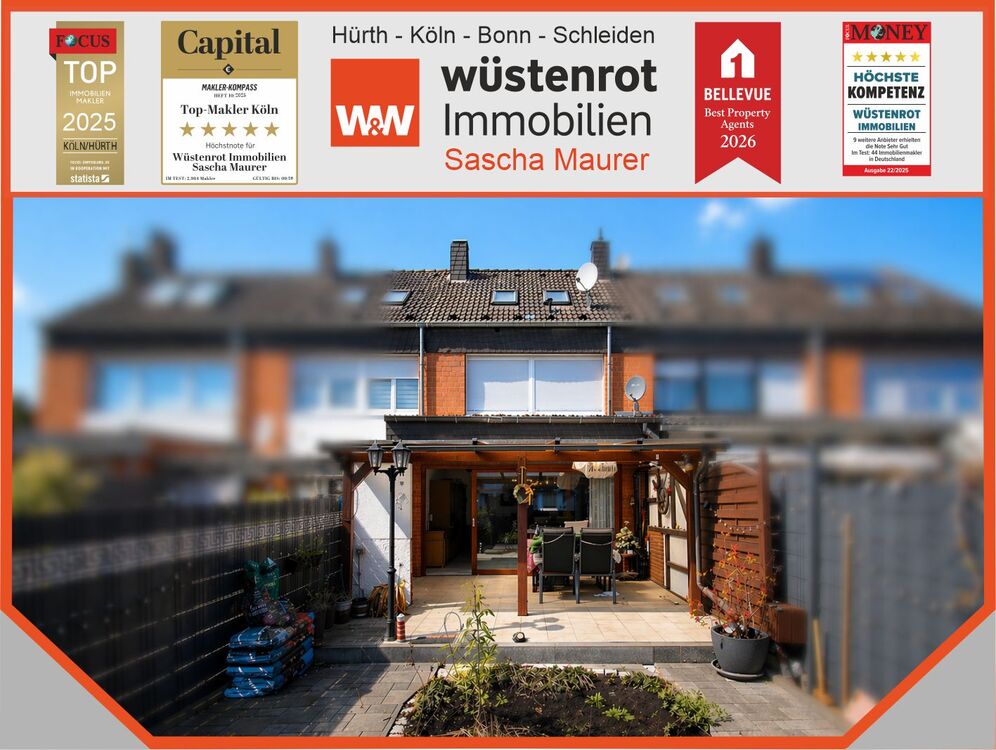Thumbnail-Mit 3D: Reihenhaus mit Terrasse & viel Potenzial – Ihr neues Zuhause wartet!