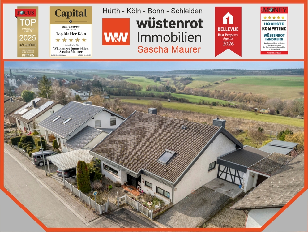 Thumbnail-Das Besondere: Freistehendes und lichtdurchflutetes Architektenhaus mit Weitblick und großem Grundstück