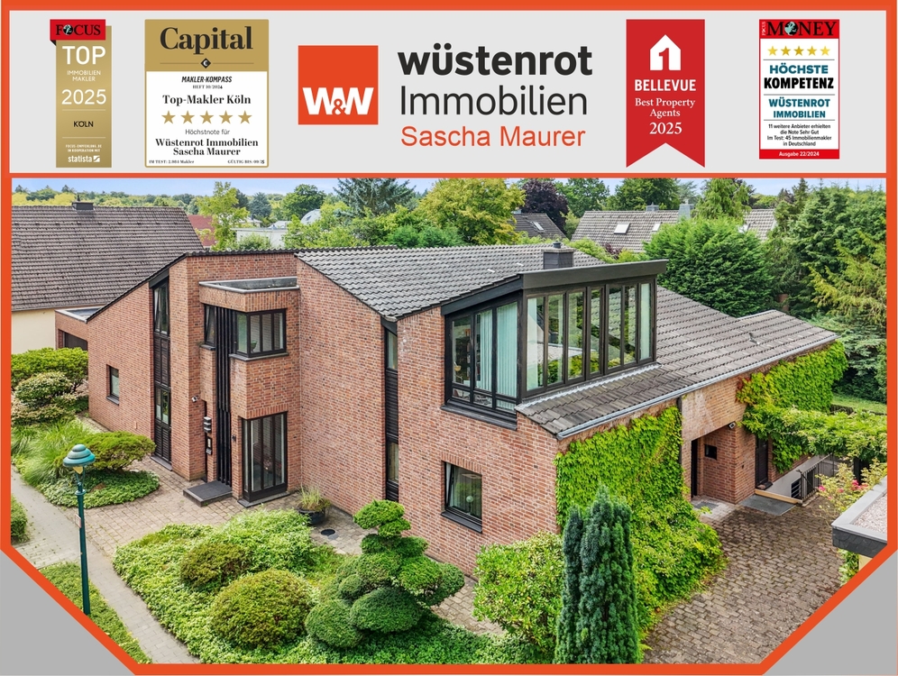 Thumbnail-Hochwertiges, flexibel nutzbares Architektenhaus mit Einliegerwohnung und Traumgarten in begehrter Lage von Bonn-Röttgen