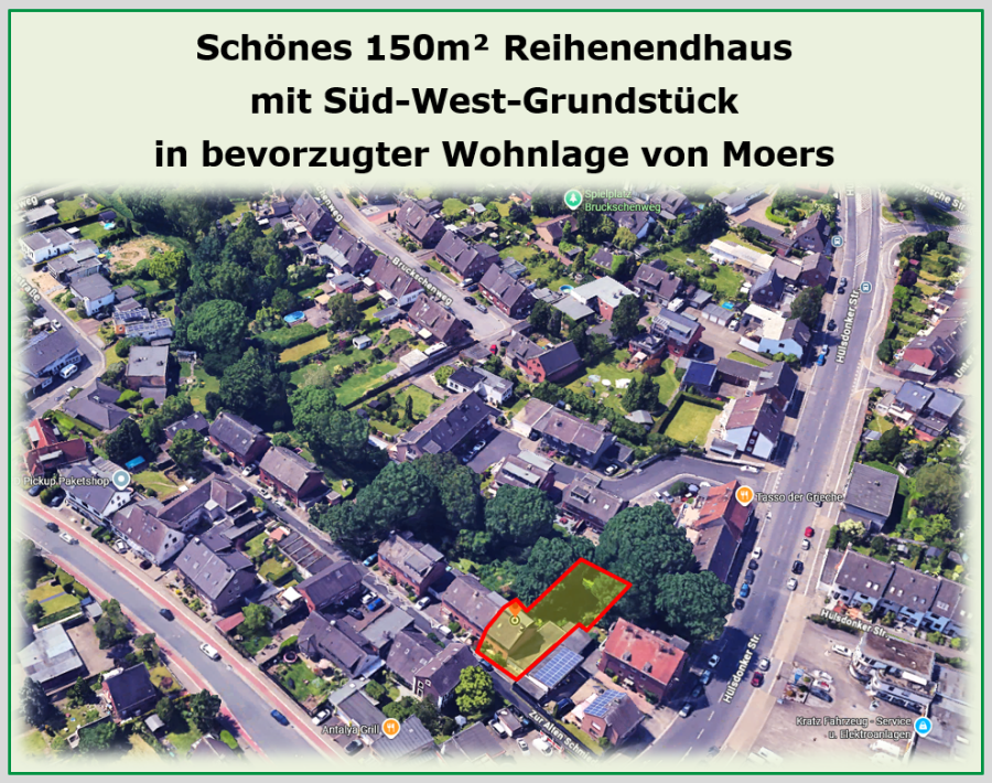 Thumbnail-Provisionsfrei* Schönes 150m² Reihenendhaus in bevorzugter Wohnlage von Moers