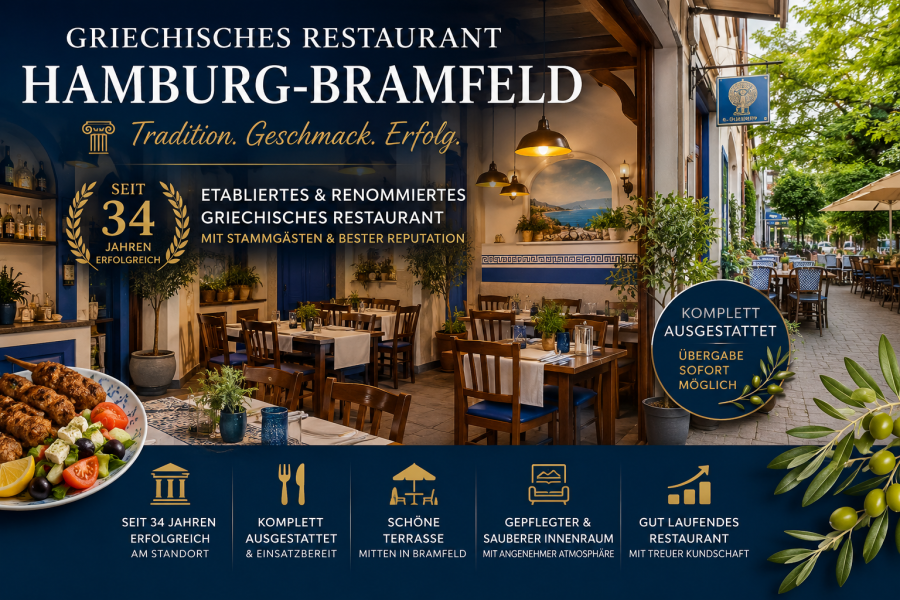 Thumbnail-Restaurant mit 34 Jahren Tradition in Hamburg-Bramfeld!