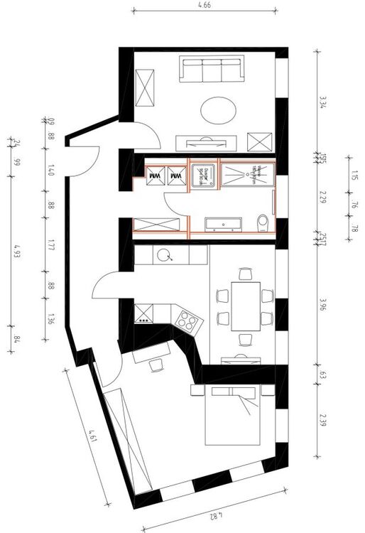 Thumbnail-helle geräumige 2ZKB mit Neubaucharakter nah am Cospudner