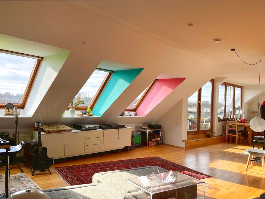 Thumbnail-Provisionsfrei* Helle 2-3 Zimmer 91m² Dachgeschoss DG Loft Panorama Blick Tiergarten provisionsfrei