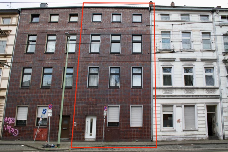 Thumbnail-Provisionsfrei* Top modernisierte Kapitalanlage ohne Sanierungsstau in Duisburg-Hochfeld - Mehrfamilienhaus mit 277 m² Wohnfläche, vollvermietet, provisionsfrei vom Handwerker