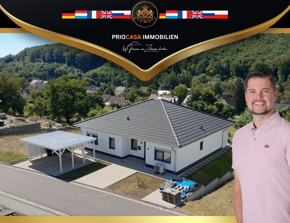 Thumbnail-Bungalow in Bitburg Neubau 2022 ca. 140 m² Wohnfläche 520,00 m² Grundstücksfläche KfW 40 Traumhafte Lage mit Aussicht