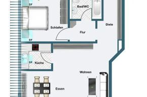 Thumbnail-2,5 Zimmerwohnung zu vermieten