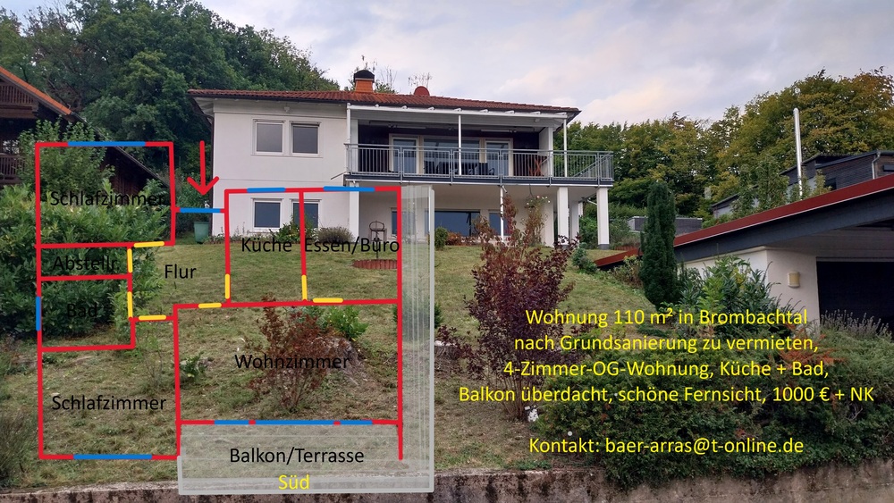 Thumbnail-Wohnung 110 m² grundsaniert zu vermieten.