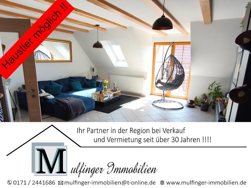 Thumbnail-4 Zi. Wohnung in DG Galerie mit Garten (auf Wunsch), Balkon und Garage in Höchstadt OT
