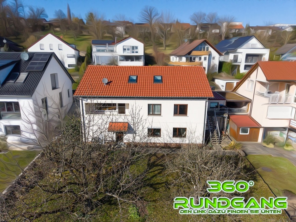 Thumbnail-5-Zimmer Wohnung in Pliezhausen inkl. Balkon, Garten und Garage