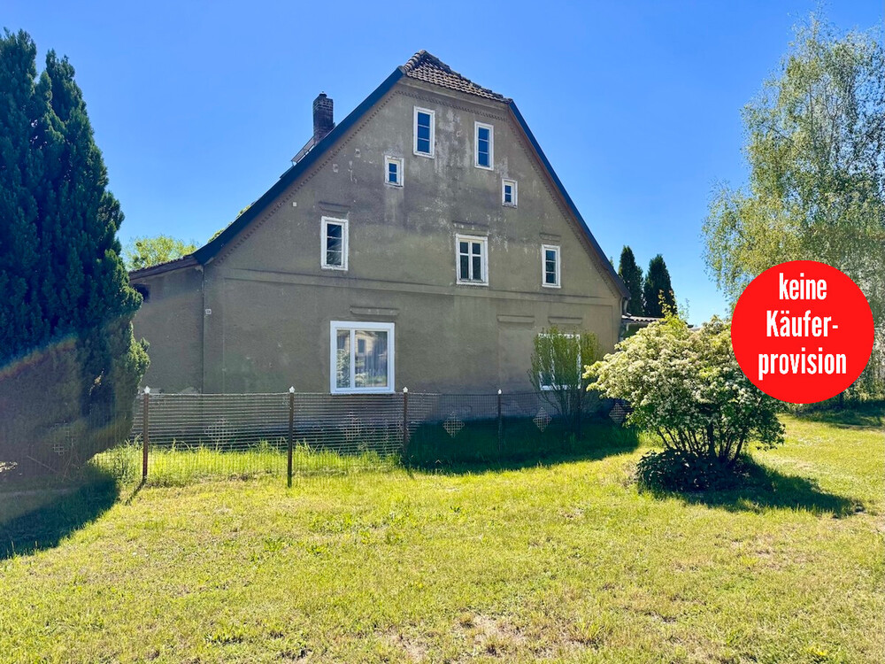Thumbnail-HORN IMMOBILIEN ++ ein Haus bei Brüssow, mit viel Platz und einem großen Garten in sehr ruhiger Lage
