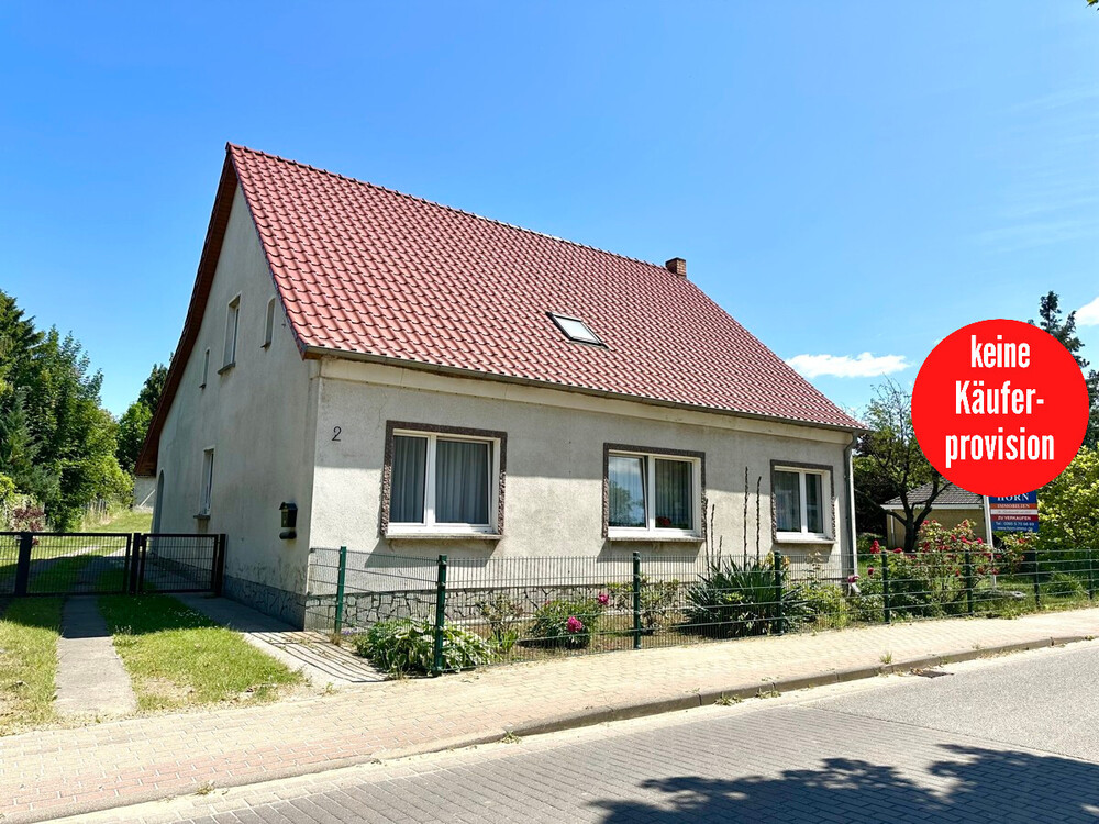 Thumbnail-HORN IMMOBILIEN ++ Eggesin, Haus mit großem Grundstück und zwei massiven Nebengebäuden