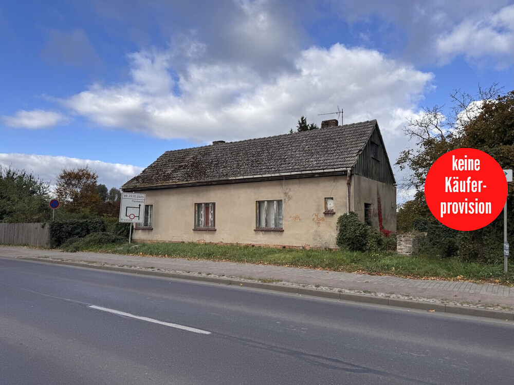 Thumbnail-HORN IMMOBILIEN ++ großes Grundstück in Löcknitz mit abrissreifem Haus
