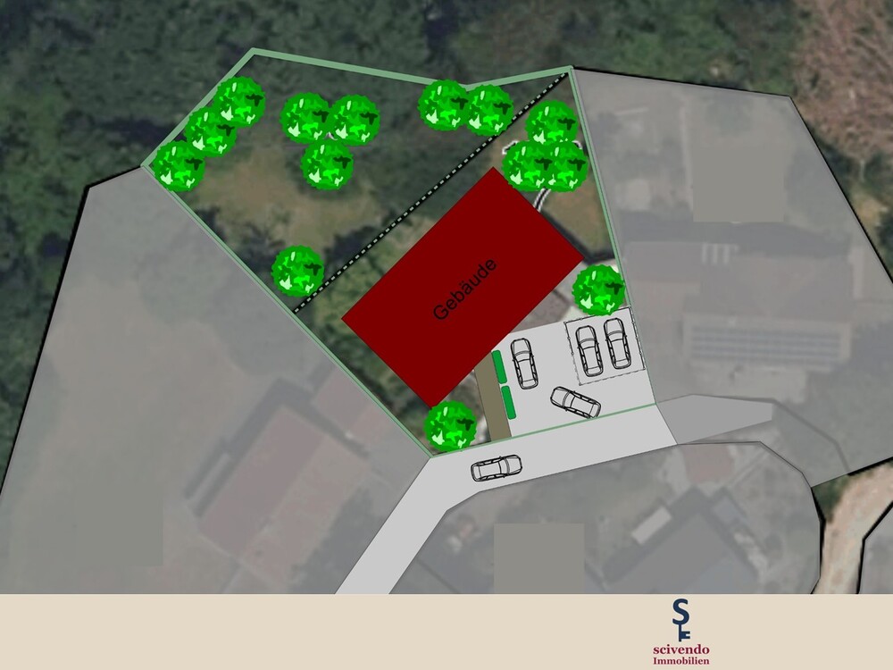 Thumbnail-650m² Baugrundstück + 450m² Garten in Sackgasse