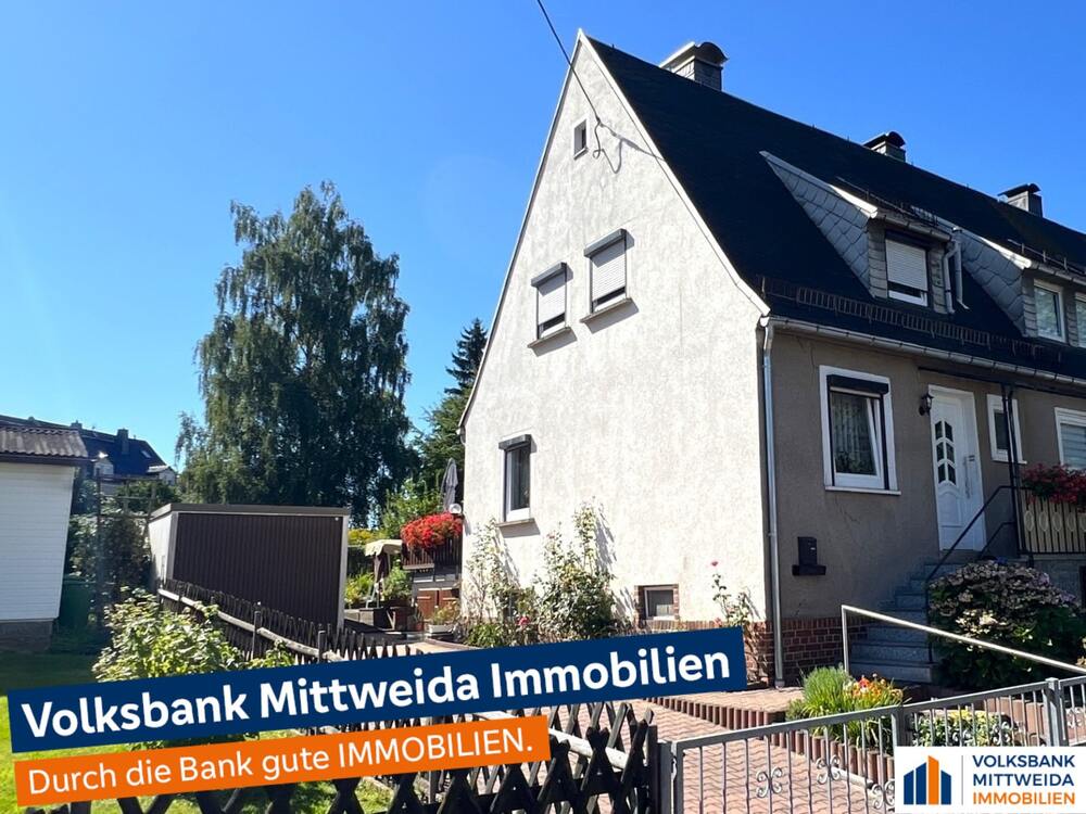 Thumbnail-Doppelhaushälfte für die kleine Familie mit gepflegten Grundstück