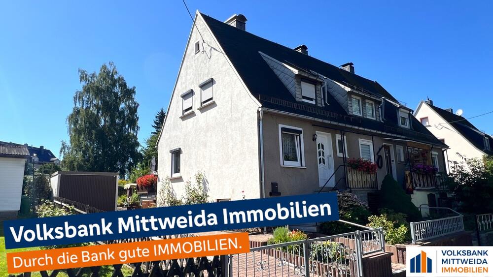 Thumbnail-Doppelhaushälfte für die kleine Familie mit gepflegten Grundstück