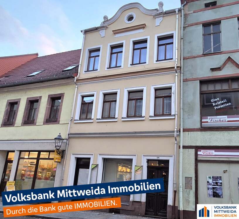 Thumbnail-Denkmalgeschütztes Wohn- und Geschäftshaus im Zentrum von Penig!