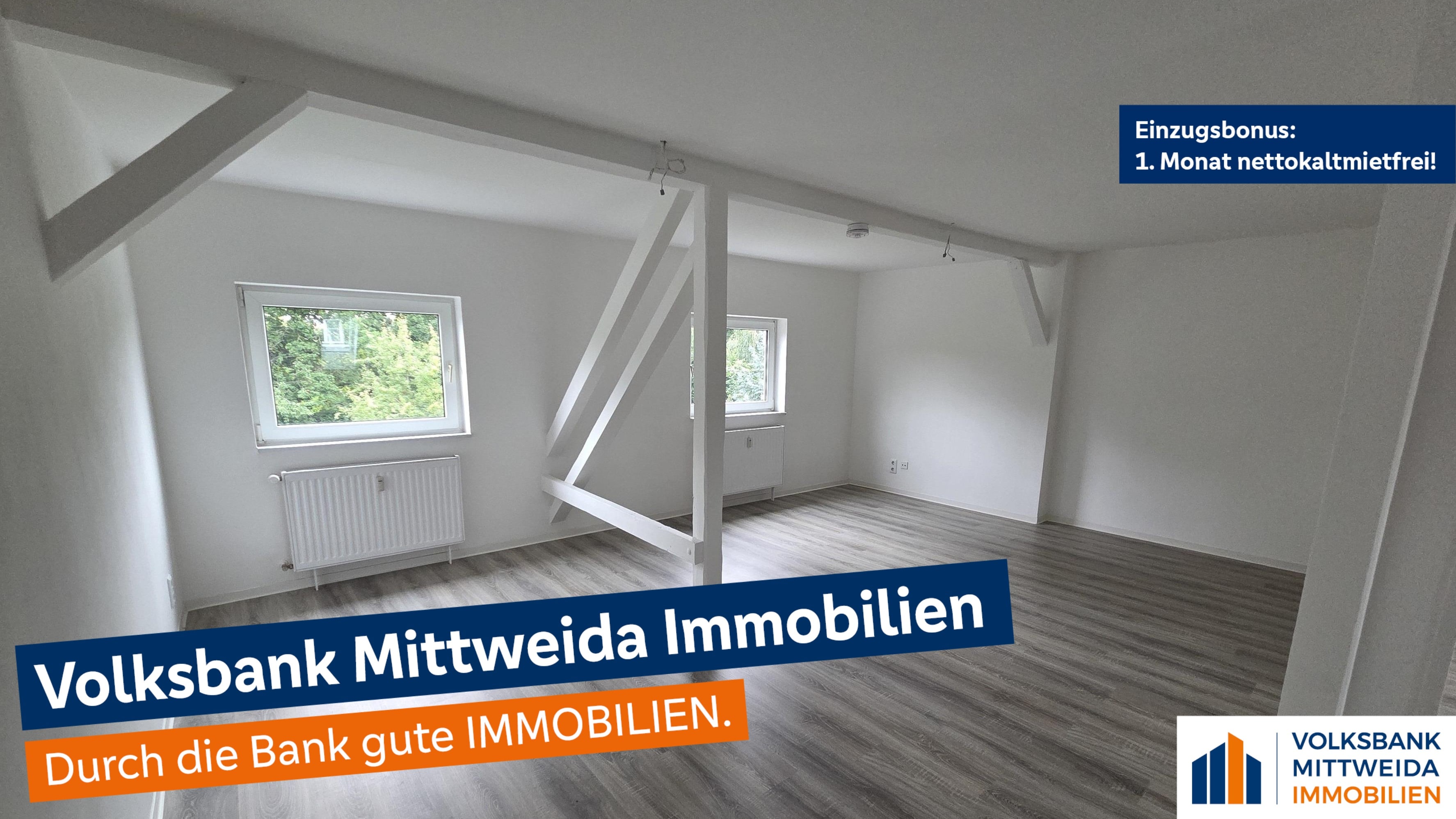 Thumbnail-Helle 3-Zimmer-Dachgeschosswohnung mit Sichtbalken in Chemnitz-Hilbersdorf!