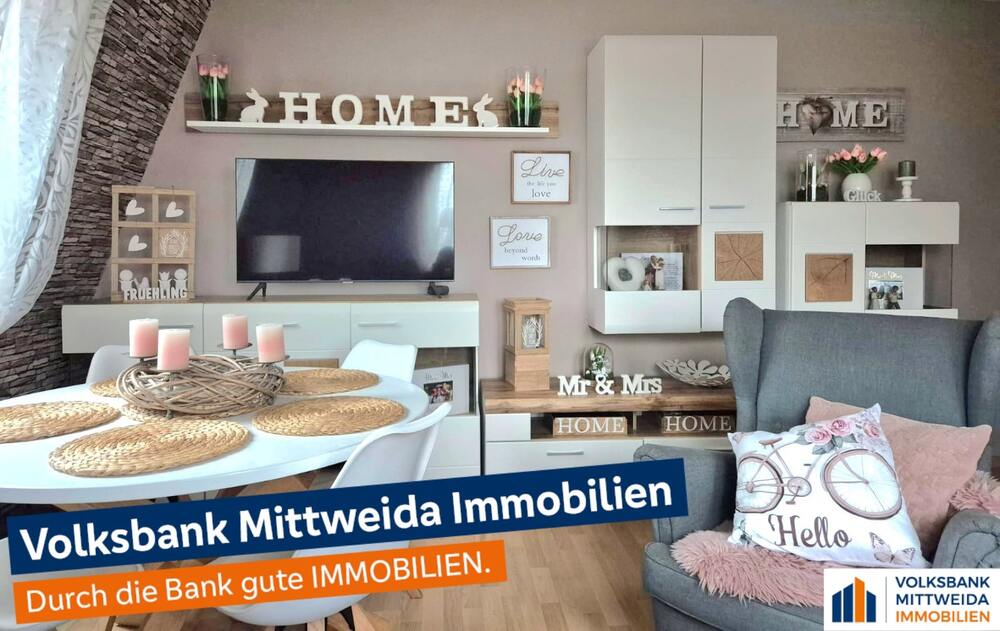 Thumbnail-Gemütliche 3-Zimmer-Dachgeschosswohnung am Schwanenteich in Mittweida!