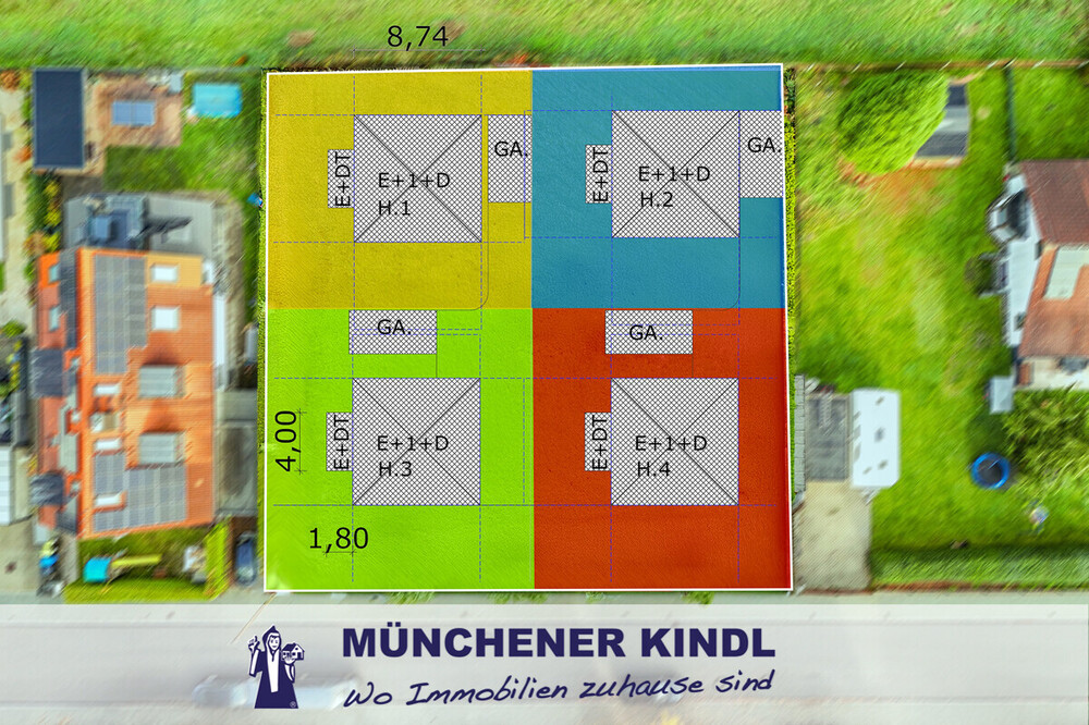 Thumbnail-***Bauträger aufgepasst: Grundstück für 4 Einfamilienhäuser in Untermenzing***