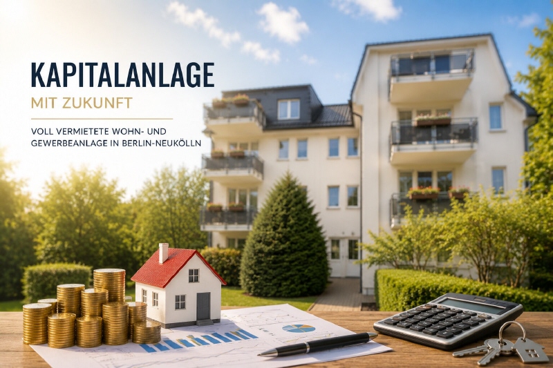 Thumbnail-Schmuckstück in Neukölln, vollvermietet mit Tiefgarage