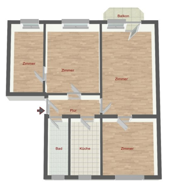 Thumbnail-4 Zimmer Wohnung im Urlaubsort Schierke